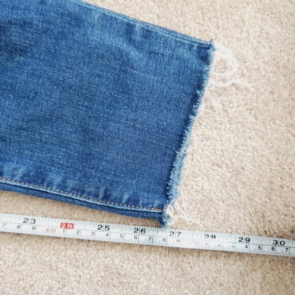 Anthropologie Joe's Jeans High Rise Skinny Distressed Ankle Stretch Jeans 32 - Picture 8 of 10